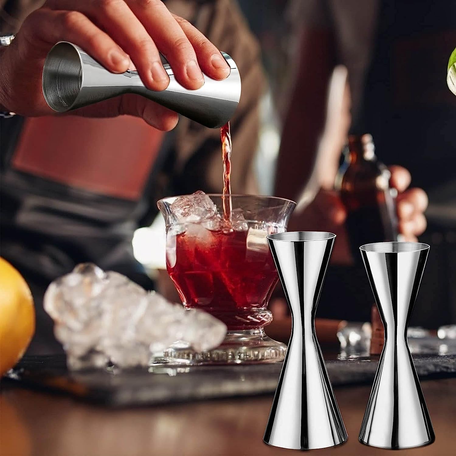 Aurevion Dose — Jigger Dosatore Professionale in Acciaio Inox