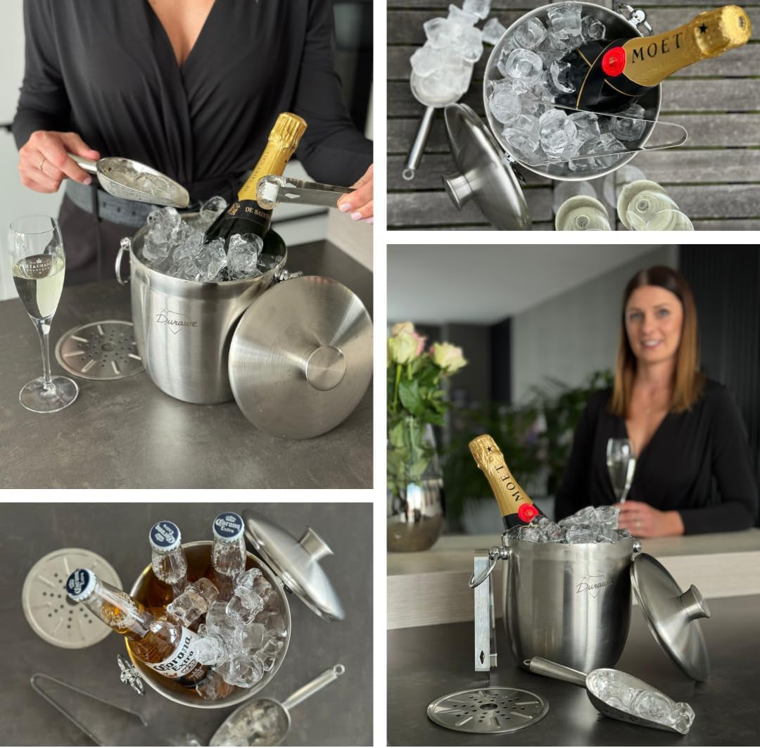 Aurevion Cool — Secchiello per Champagne Isolato a Doppia Parete